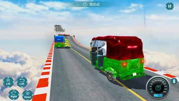 Tuk Tuk Rickshaw Simulator - Sky Climbing Game Affiche