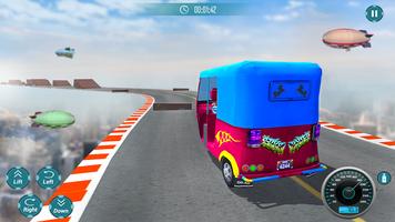 Tuk Tuk Rickshaw Simulator - Sky Climbing Game capture d'écran 3