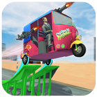 Tuk Tuk Rickshaw Simulator- Rickshaw Stunt Game icône