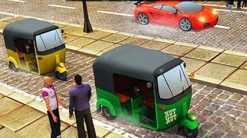 Tuk Tuk Rickshaw：Racing Game imagem de tela 1