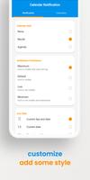 Calendar Notification capture d'écran 3