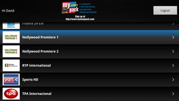 My Luso Pack for GoogleTV captura de pantalla 1