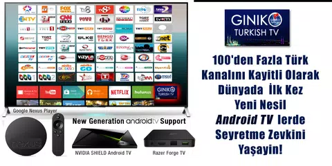 GinikoTurkish TV for AndroidTV APK download