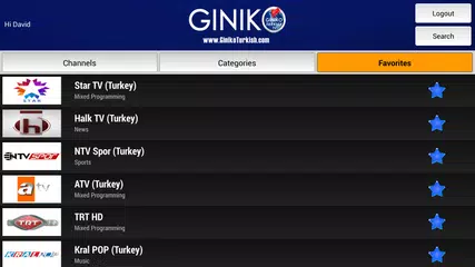 Baixar GinikoTurkish TV for AndroidTV APK