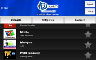 HonduTV for Android TV capture d'écran 2