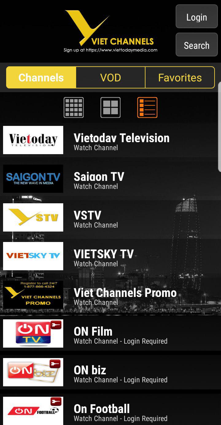 android tv channels download