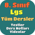 8. Sınıf Tüm Dersler Test Çöz