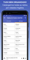 Rádios de Futebol (AM/FM) capture d'écran 1