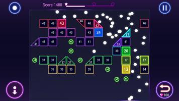 Bricks Breaker Hit - Glow Ball اسکرین شاٹ 1