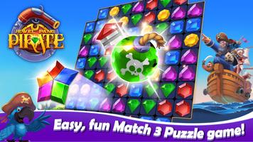 Pirate Jewel Pang: Match 3 پوسٹر
