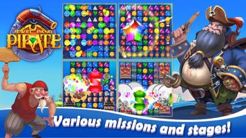 Pirate Jewel Pang: Match 3 اسکرین شاٹ 1