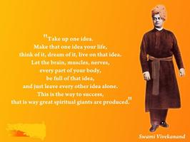 Swami Vivekananda Thoughts Affiche