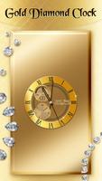 금 다이아몬드 시계 포스터