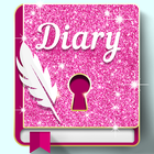 日記簿為女孩 圖標
