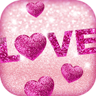 Glitter Love Wallpaper آئیکن