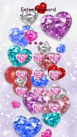 برنامه‌نما Diamond Hearts Zipper Locker عکس از صفحه