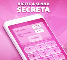Lábios de Diamante Bloqueio de Tela com Zíper imagem de tela 3