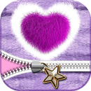 Fluffy Zipper Lock Screen APK