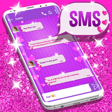 Cute SMS Texting App آئیکن