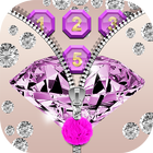 Purple Diamond Zipper Screen icon