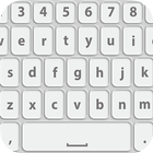Clavier Blanc Avec Emoji icône