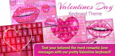 Valentinstag Tastatur-Thema