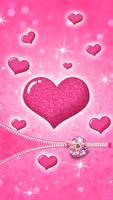 Valentine Zipper Lock Screen poster