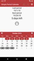 Simple Period Calendar screenshot 2