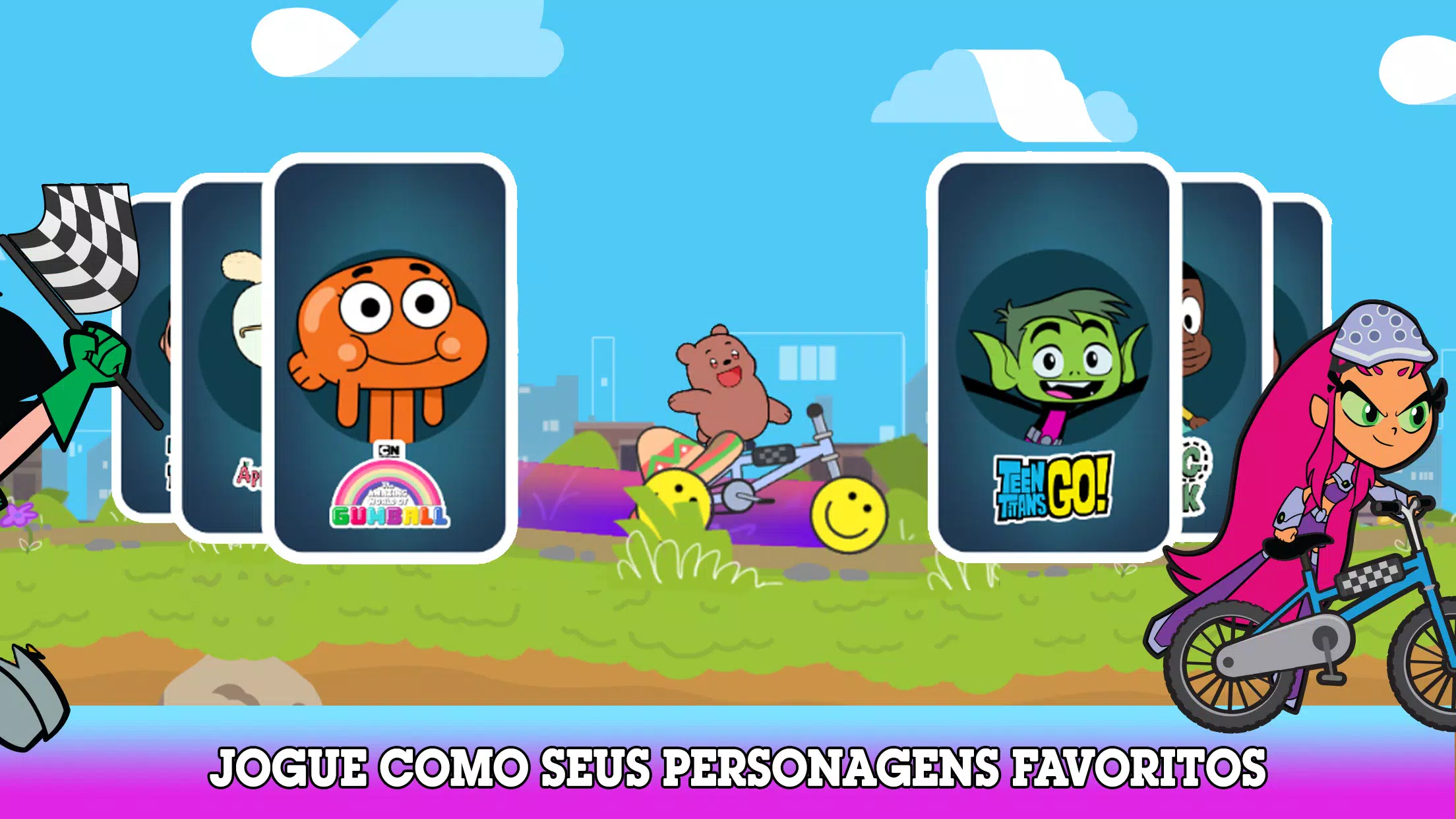 Jogue com seus personagens favoritos da Cartoon Network!