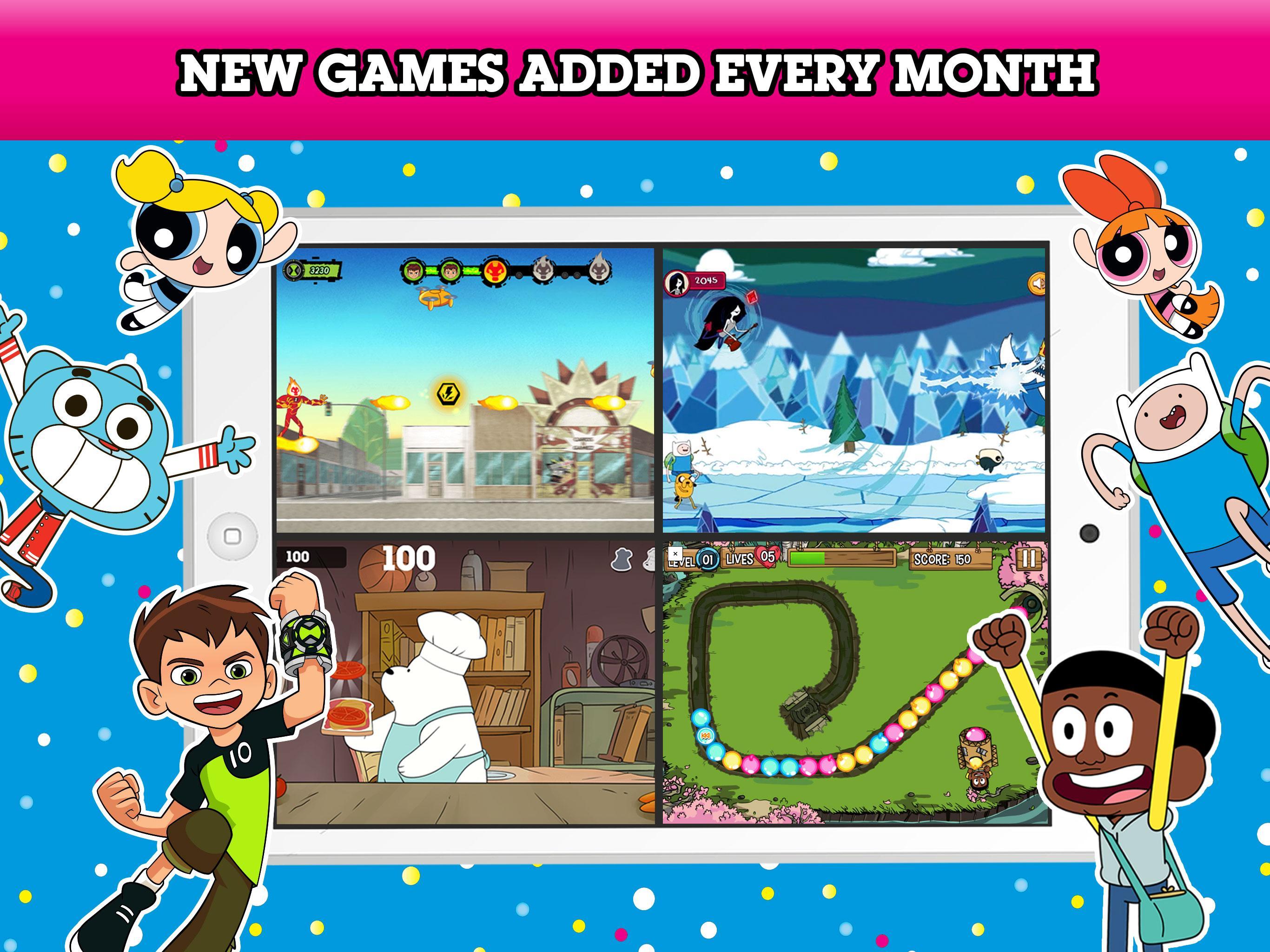  Cartoon  Network  GameBox Free games  every month for 