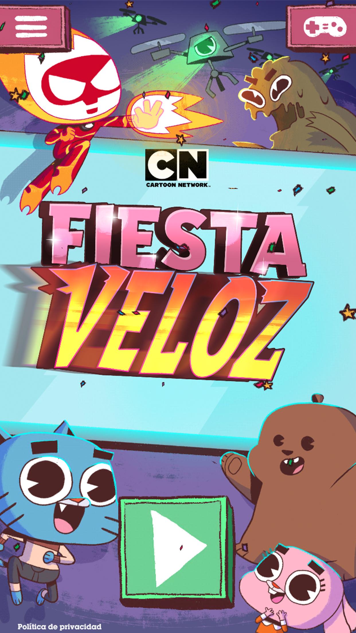 Fiesta Veloz de Cartoon Network: juego arcade for Android - APK Download