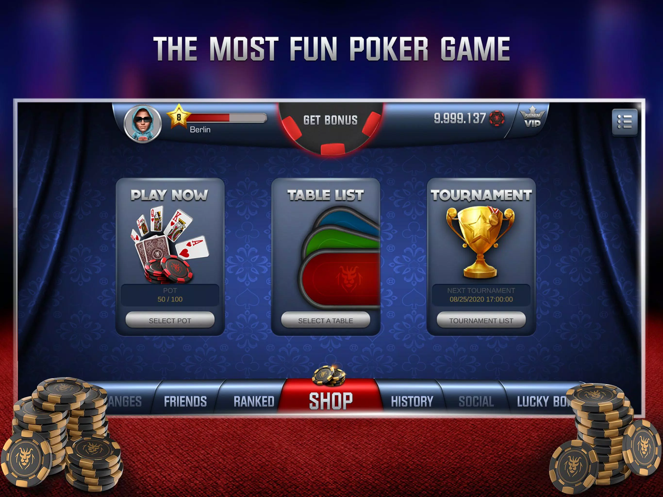 Leon Texas HoldEm Poker APK for Android Download