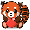 Red Panda Stickers - WASticker
