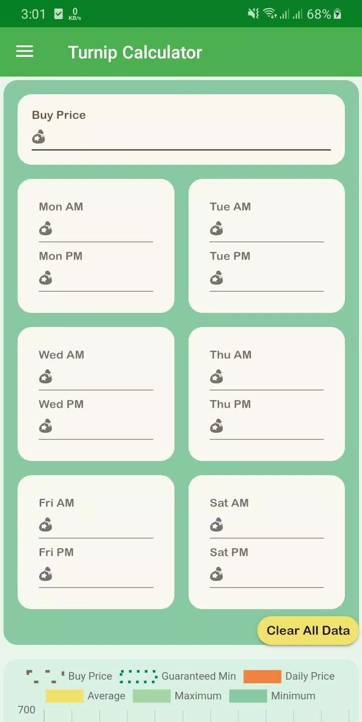 Animal Crossing turnip price calculator