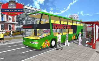 Touristenbus Laufwerk Plakat