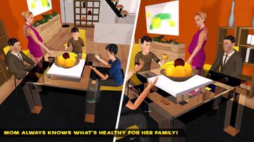 虛擬媽媽保姆日托幸福的家庭遊戲 海報