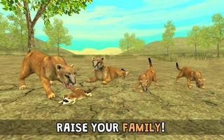 Wild Cougar Sim تصوير الشاشة 1