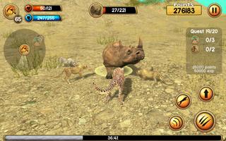 Wild Cheetah Sim captura de pantalla 1