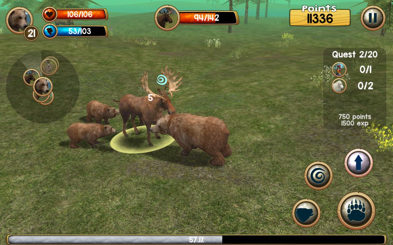 Wild Bear Simulator 3d For Android Apk Download - bears against roblox games