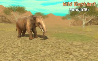 Poster Wild Elephant Sim