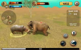 Wild Elephant Sim اسکرین شاٹ 2