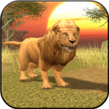 Wild Lion Simulator 3D icône