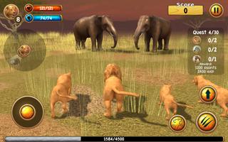 Wild Lion Simulator 3D স্ক্রিনশট 1