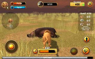 Wild Lion Simulator 3D تصوير الشاشة 3