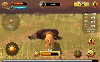 Wild Lion Simulator 3D imagem de tela 3