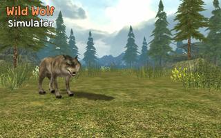 Wild Wolf Simulator 3D Affiche