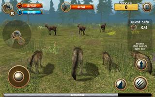 Wild Wolf Simulator 3D screenshot 2