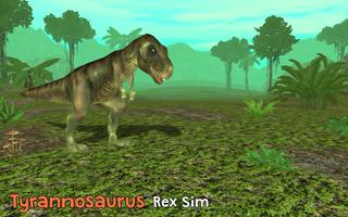 Poster Tyrannosaurus Rex Sim 3D