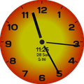 Fall Numbers Watch Face