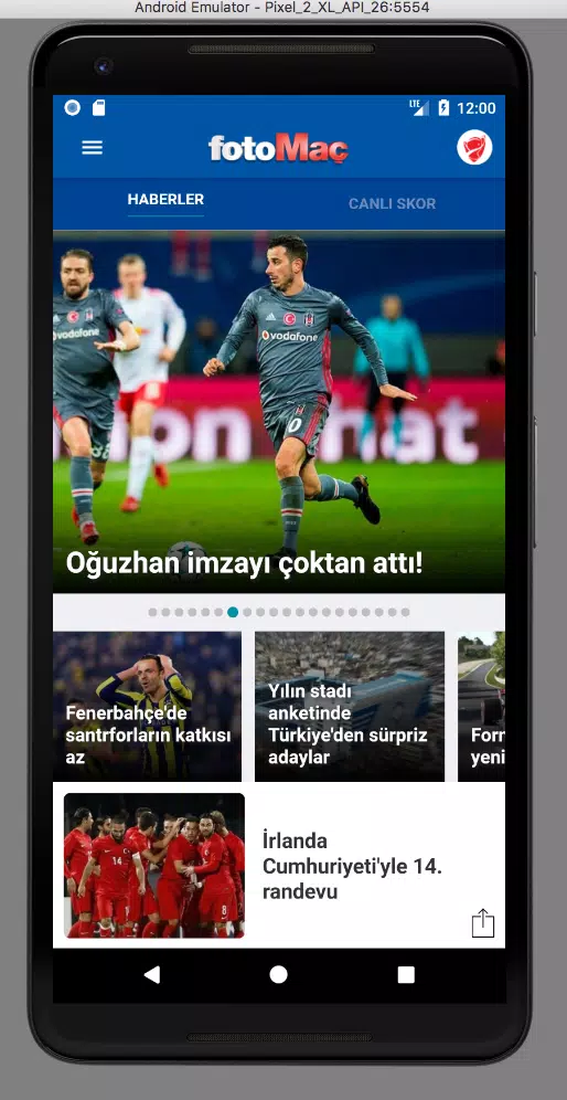 FOTOMAÇ–Son dakika spor haberleri, maç sonuçları für Android - APK  herunterladen